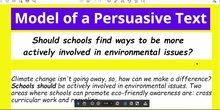 1 ESO 3.2 WRITING ARGUMENTATIVE TEXTS: A MODEL OF A PERSUASIVE TEXT