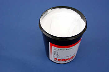 Bote tinta serigrafía blanco opaco