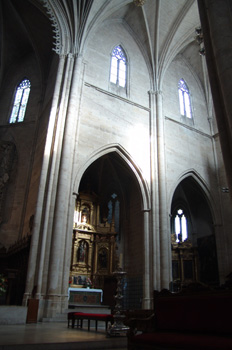 Pilares y bóvedas, Catedral de Huesca