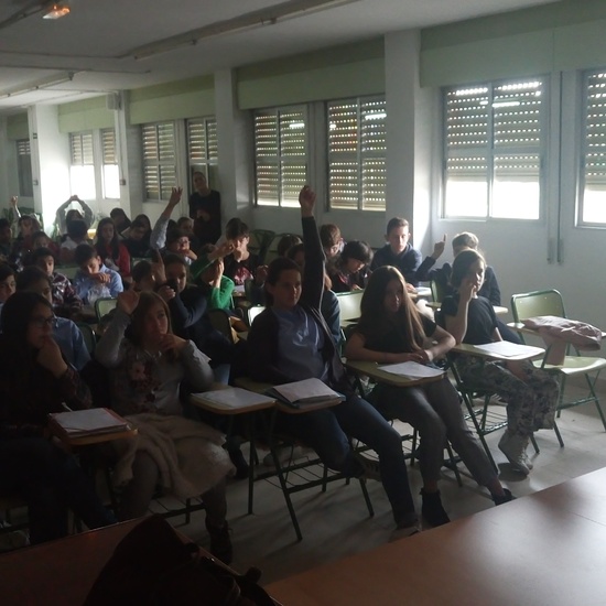 2019_04_25_Sexto B recibe a Raquel Míguez, escritora..._CEIP FDLR_Las Rozas  2