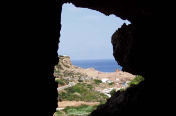 Gruta en Cala Morell, Menorca