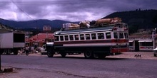 Autobús de pasajeros, Zaculeu, Guatemala