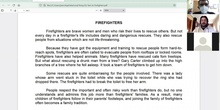 Text on firefighters (resuelto y comentado)