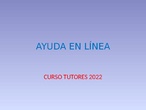 AYUDA EN LÍNEA