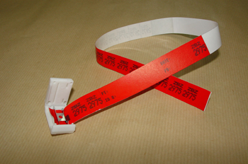 Pulsera de identificación para transfusión