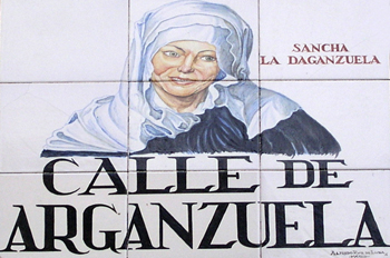Indicativo de calle, Calle de Arganzuela, Madrid