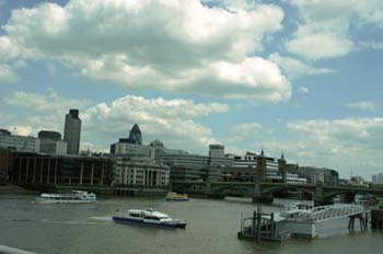 La City desde el Támesis, Londres