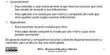 REA - Recursos Educativos Abiertos