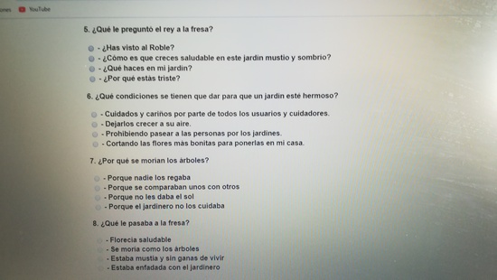 PREGUNTAS COMPRENSIÓN LECTORA 24 DE MARZO 2