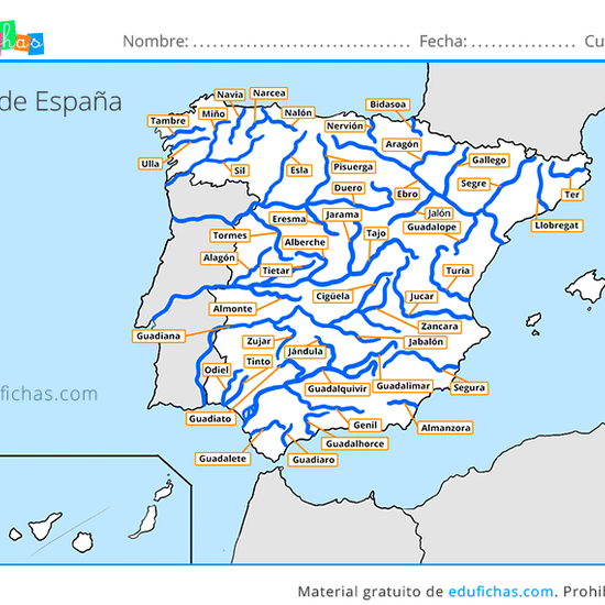 rios de españa