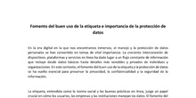 Netiqueta y protección de datos