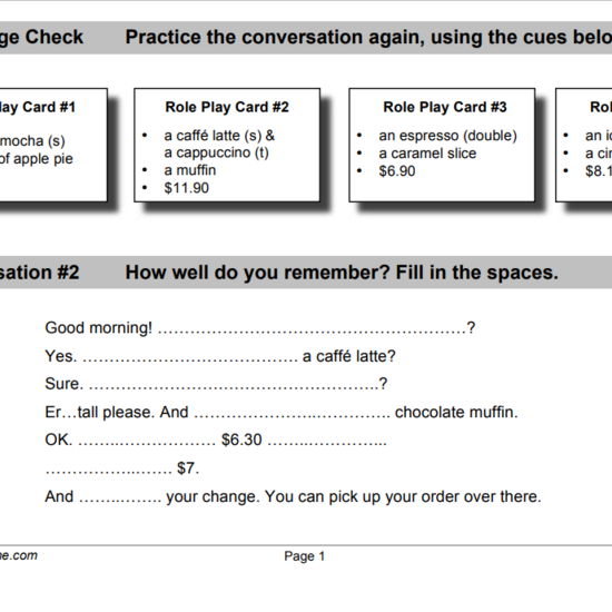 Buying coffee - Analizar (II)
