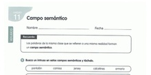 CAMPO SEMÁNTICO