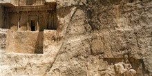 Tumbas aquiménidas en Naqsh-e-Rustam (Irán)