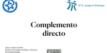 Complemento directo