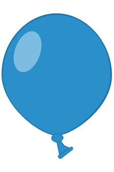 Globo azul