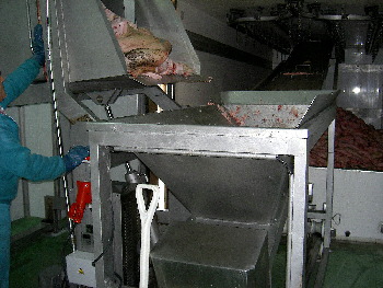 Máquina de procesado de carnes