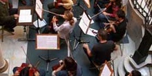 Ensayo de una orquesta
