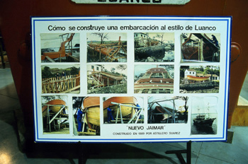 Construcción de una embarcación al estilo de Luanco, Museo Marít