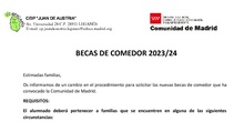 becas comedor 2023-2024