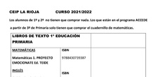 Libros de texto 21/22