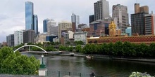 Melbourne y el río Yarra, Australia