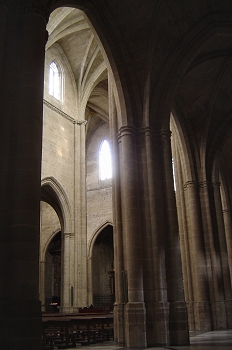 Vista interior de la Catedral de Huesca