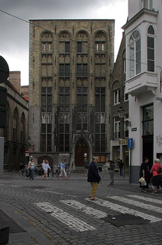 Número 35 de la Vlamingstraat, Brujas, Bélgica