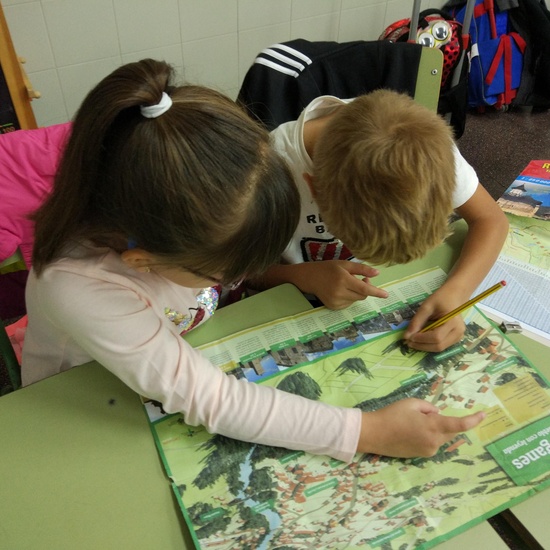 Orientamos el plano con ayuda de la brújula 17