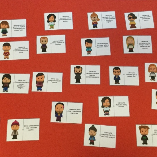 Dominó para oraciones y textos