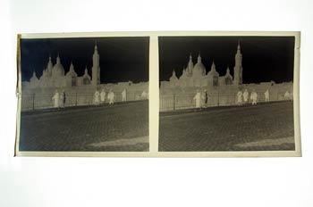 Negativo estereoscopico de nitrato de celulosa