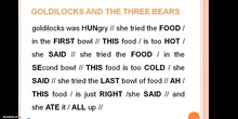 IN_22_Recording "Goldilocks ant the three bears"