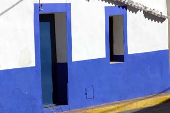 Fachada de una casa, Puerto Lápice, Ciudad Real, Castilla-La Man