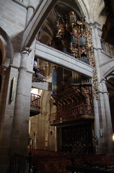 Interior de la Catedral de Tuy, Pontevedra, Galicia
