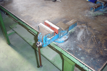 Tornillo de banco de mecánico