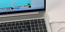 Programa con Scratch usando la extensión MakeyMakey para trabajar el peso y la sustentación de un helicoptero