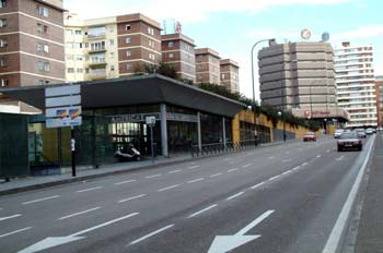 Intercambiador en Avda. de América, Madrid