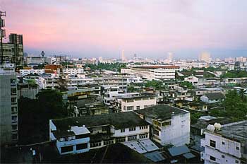 Amanecer en Bangkok, Tailandia