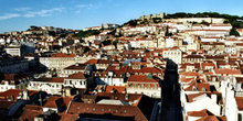 Lisboa vista desde Santa Justa, Portugal