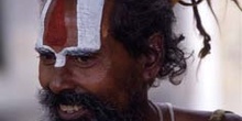 Sadhu en el Templo de Brahma, Pushkar, India