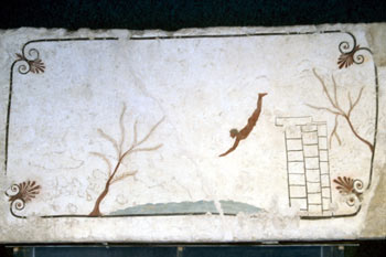 El bañista, Paestum, Italia