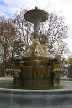 Fuente de los Galápagos, Parque del Retiro, Madrid