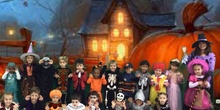 Halloween 4 años Actividades Infantil y foto de grupo 