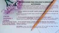 Instrucciones para realizar tu espacio de actividades