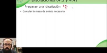 Preparar una disolución en el laboratorio