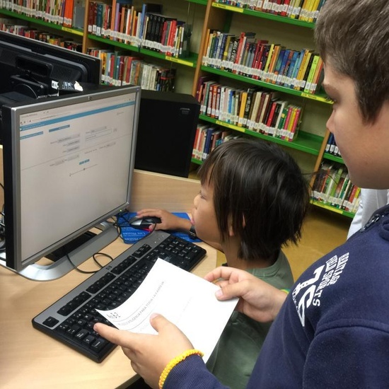 2019_Quinto B visita la biblioteca municipal_CEIP FDLR_Las Rozas 4