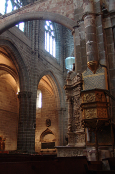 Interior de la Catedral de ávila, Castilla y León