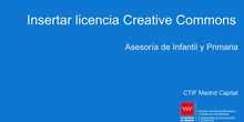 Como insertar una licencia creative commons en tus trabajos