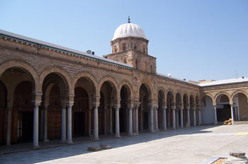 Patio, Gran Mezquita, Túnez