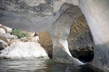 Erosión en una roca